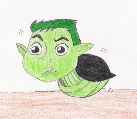 Beastboy in a Shell by babymonster
