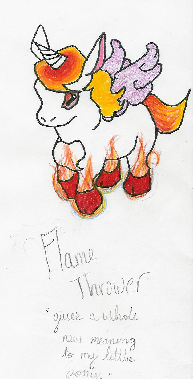 Flame Thrower by babyriceball