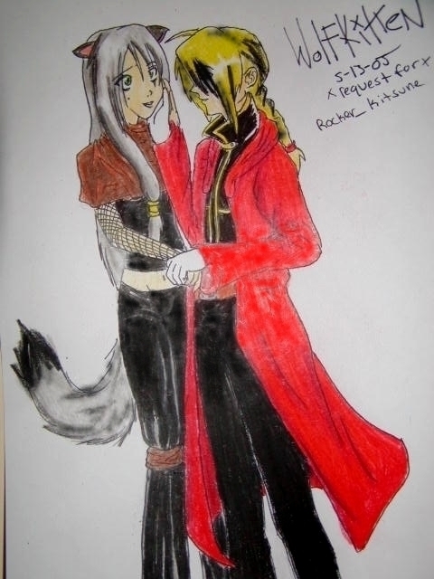 kitsune and edward elric (FMA) by babywolfkitten