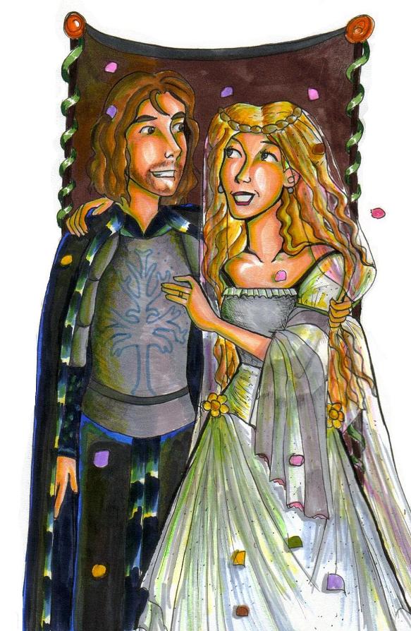 !Eowyn and Faramir's Wedding by bachel