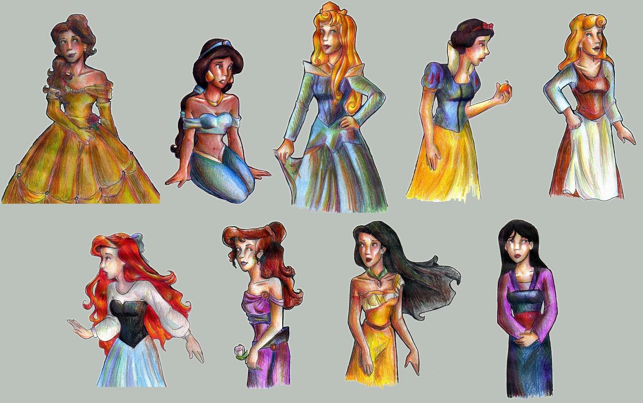 !Disney Princessishes by bachel