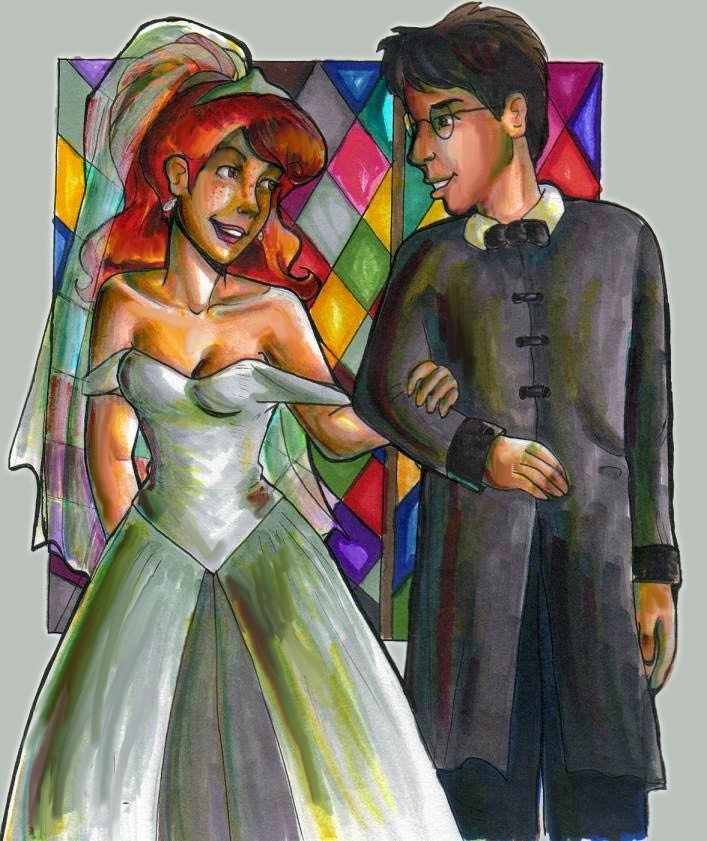 A wedding: Harry and Ginny by bachel