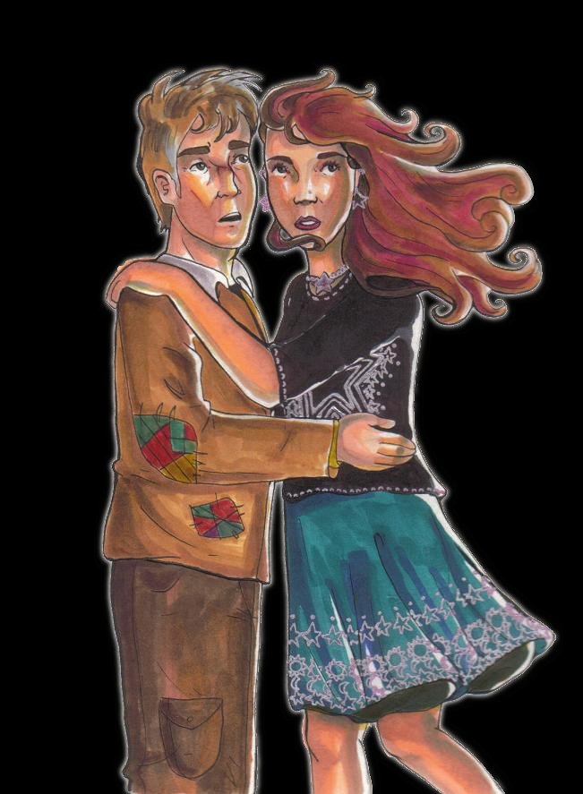 Tonks and Lupin by bachel