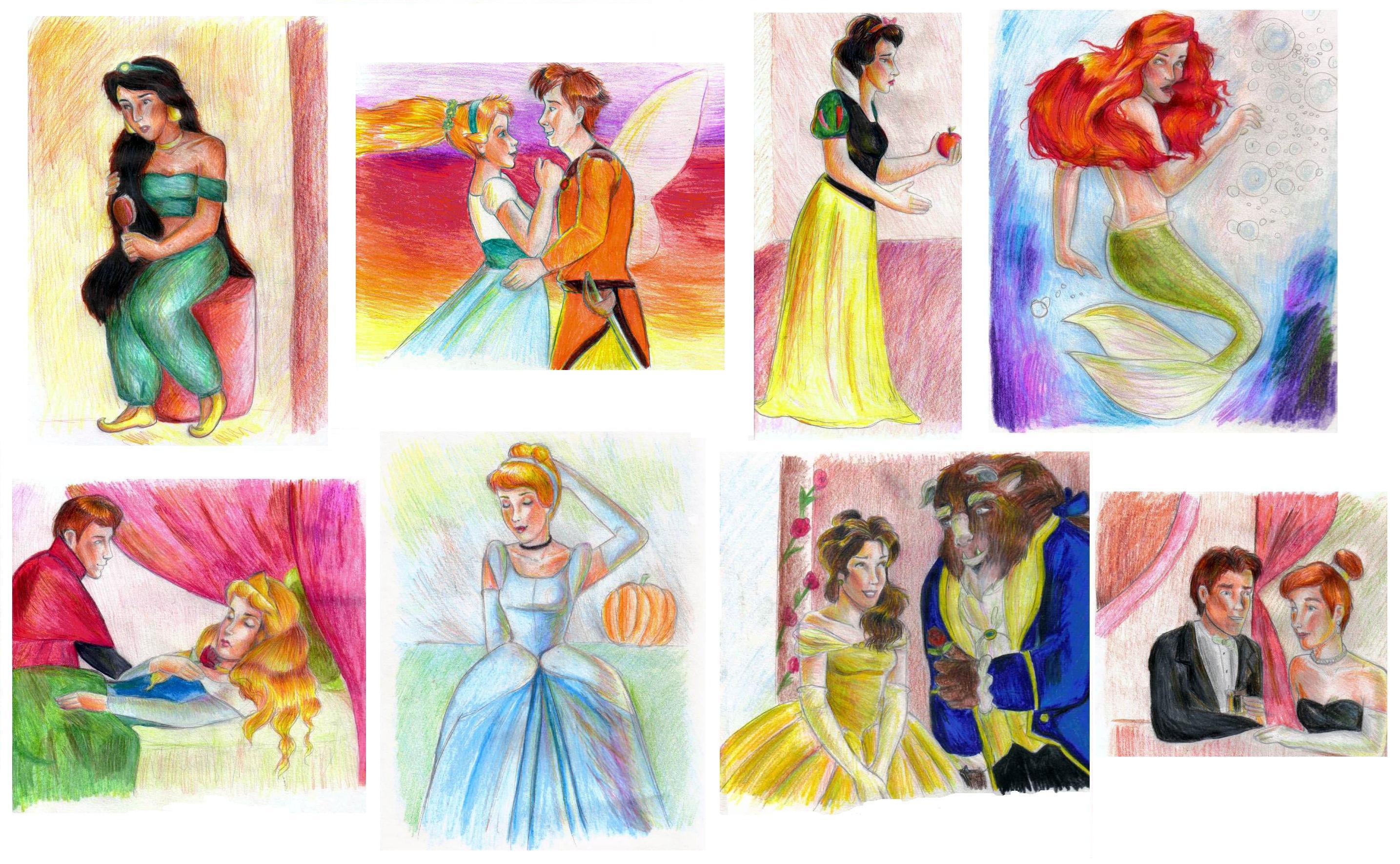 A lot of Princesses by bachel