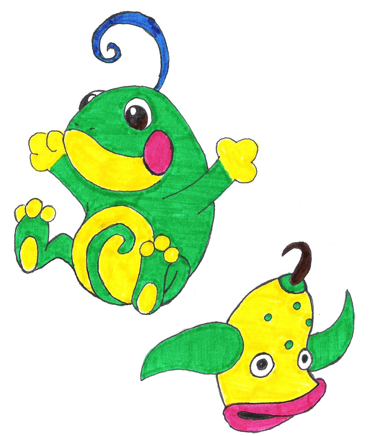 Politoed &amp; Weepinbell by balong