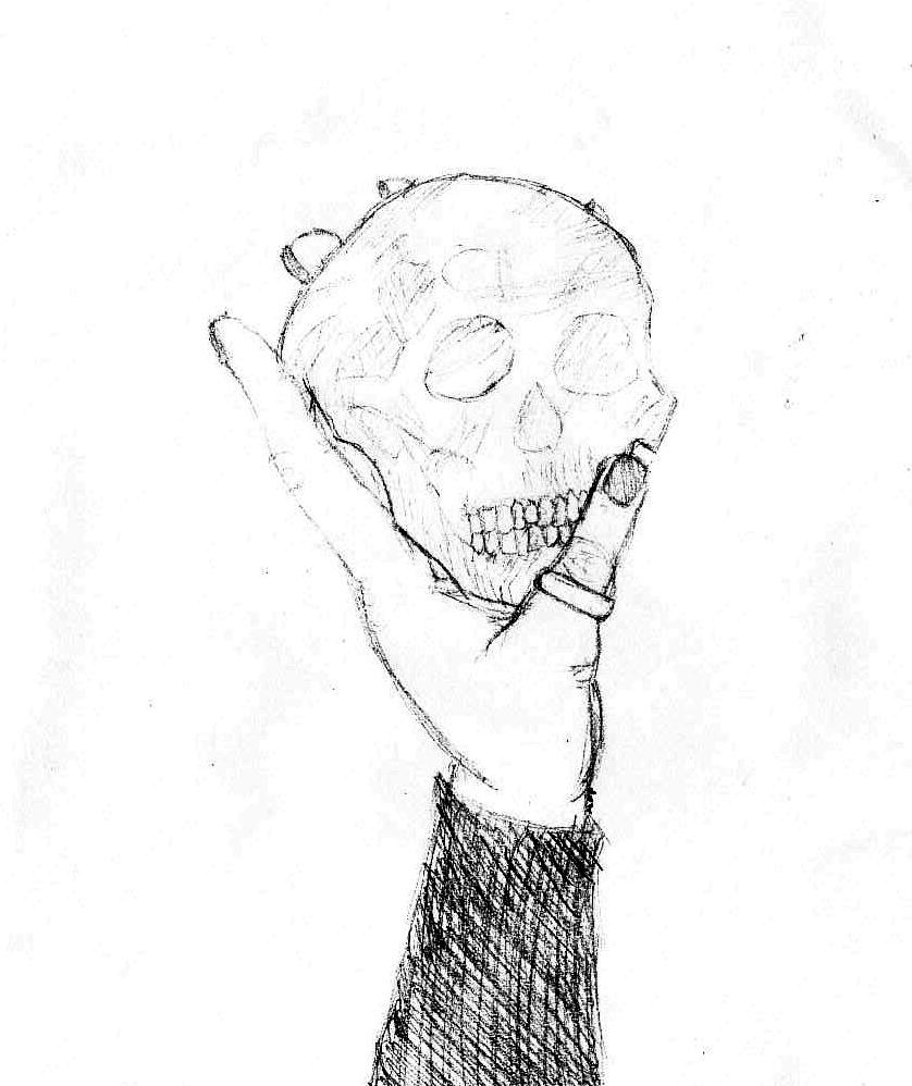 !!(Skull In Hand)!! by balsowood