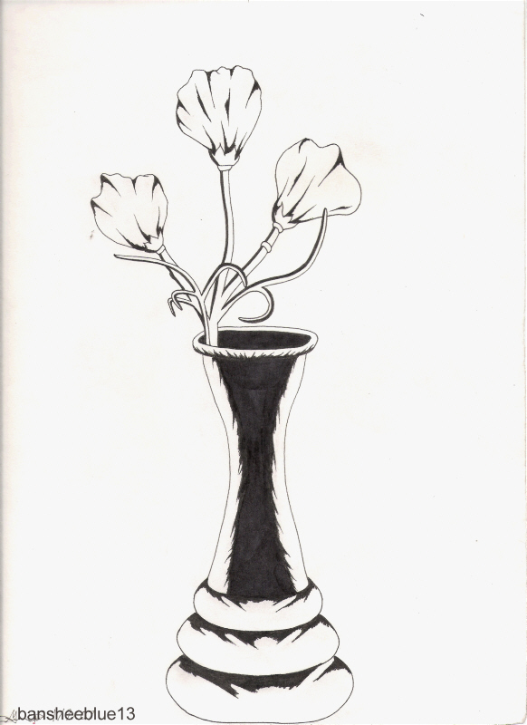 Vase of Flowers by bansheeblue13