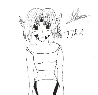 Tira, my made-up character by baralai91