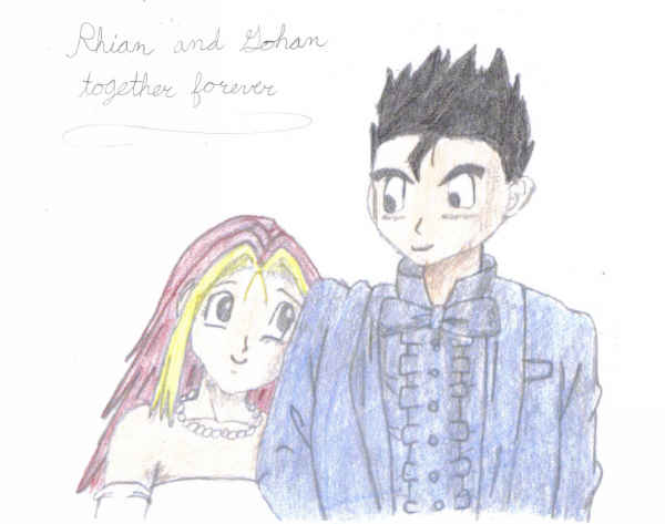 RJ and Gohan *wedding* *colored* by battousaisgurl