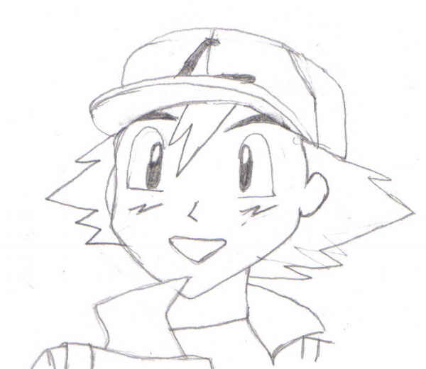 Ash from Pokemon by battousaisgurl