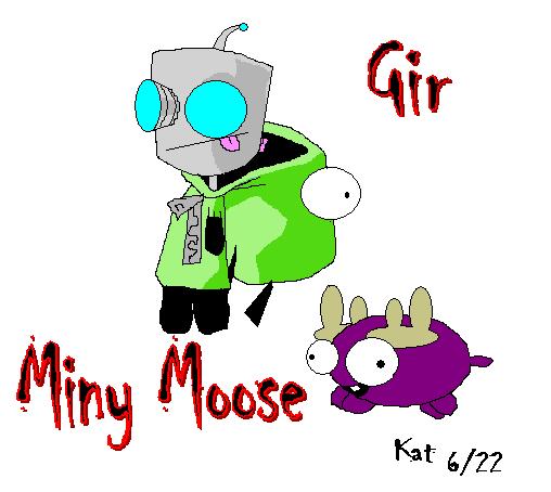 Gir and Miny Moose by beastboyscrush