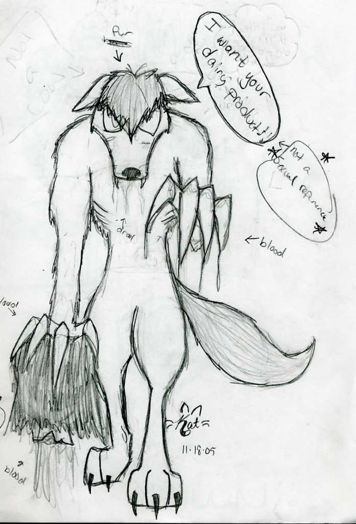 Werewolf ( technically my first) by beastboyscrush