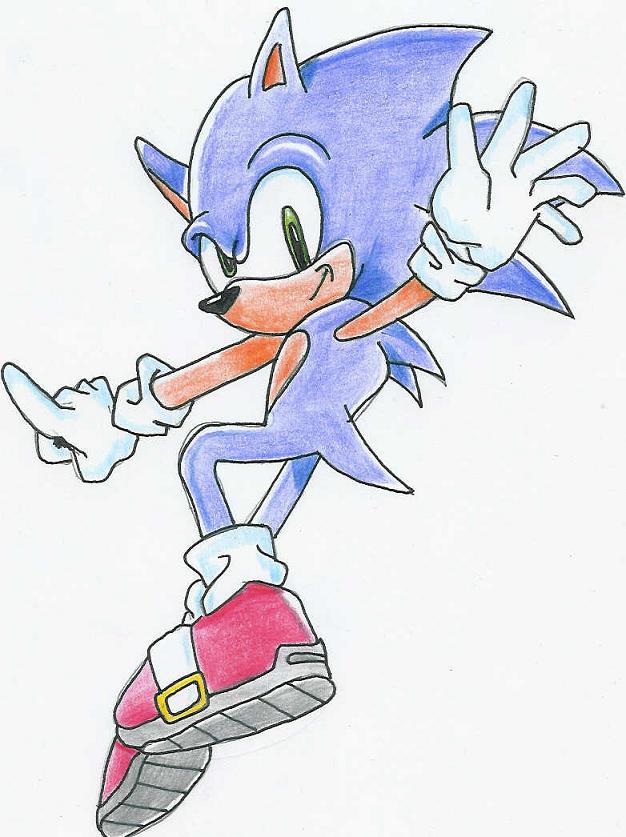 Sonic Pose by beaven1302