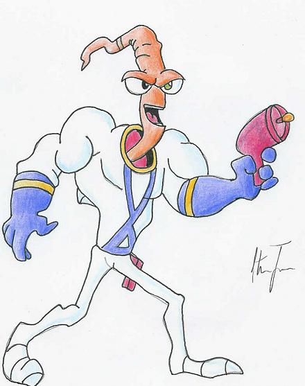 Earthworm Jim - Recoloured by beaven1302