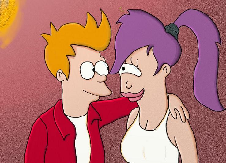 Fry and Leela by beaven1302