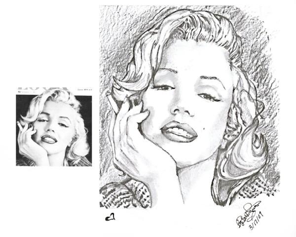 Marilyn Monroe by beginingartist