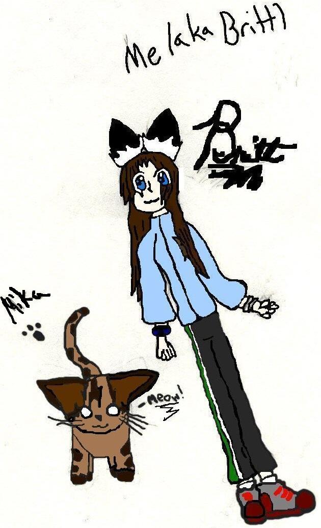 Me, myself and a cat by beybladekid