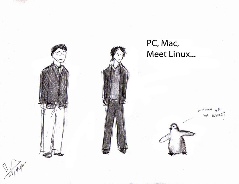 PC, Mac, Meet Linux by bgn