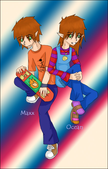 Maxx and Ocean by biofreak5