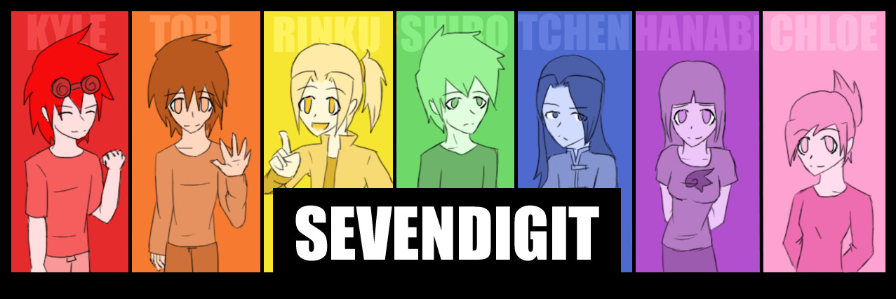 SevenDigit Rainbow. by biofreak5