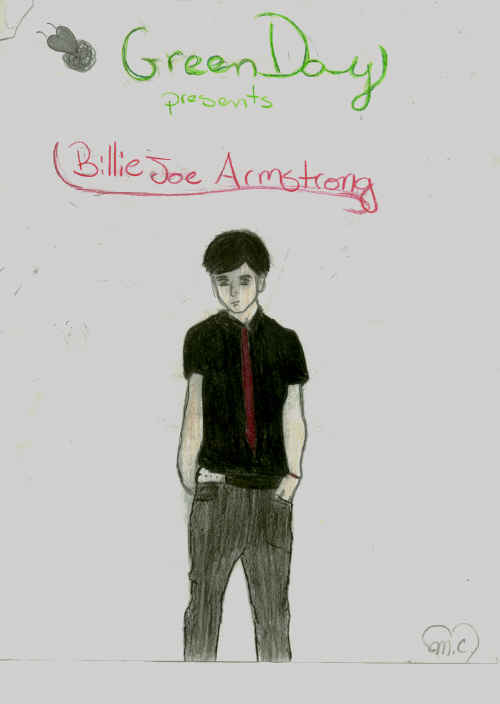 Billie Joe Armstrong, my dream by black_kitty