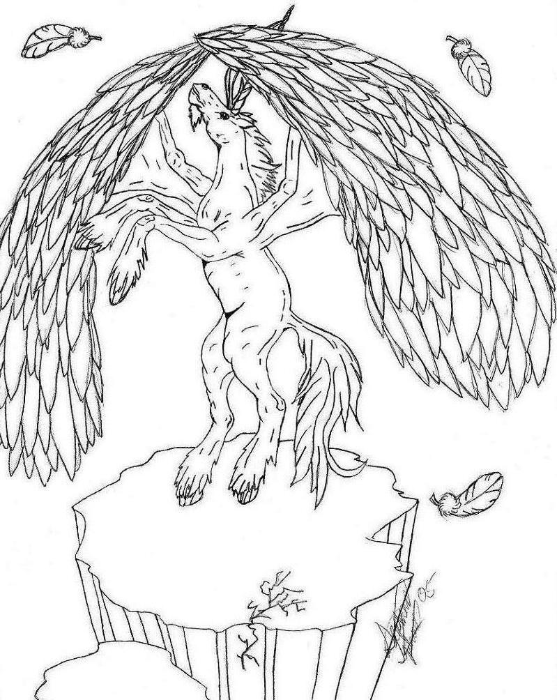 Horned Pegasi by black_winged_white_angel