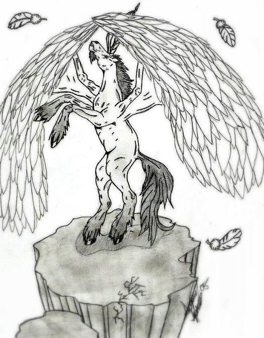 Horned Pegasi (shaded) by black_winged_white_angel