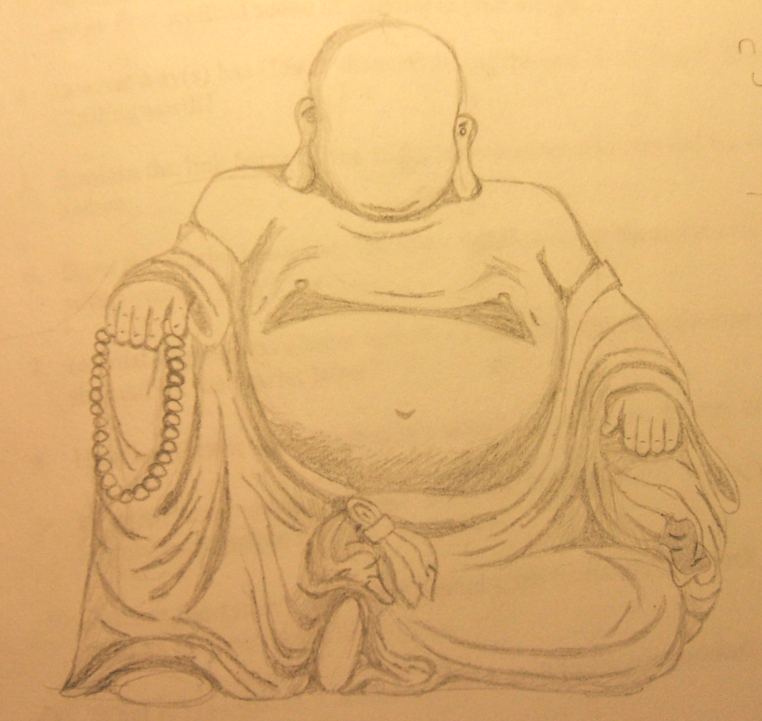 Faceless Buddha by blackdragon1991