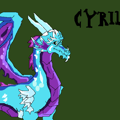 Cyril, the Dragon Gaurdian of Ice by blackdragon77890