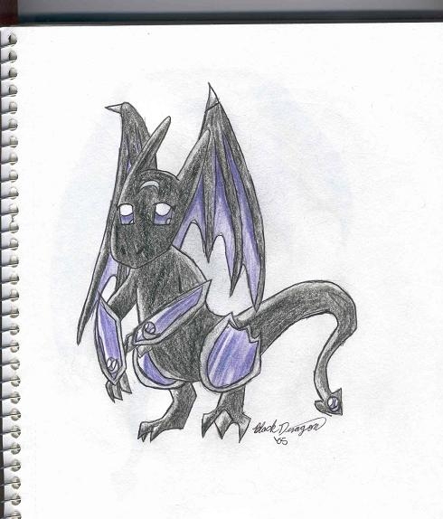 *black dragon* (request for Topaz Dragon) by blackdragon_518
