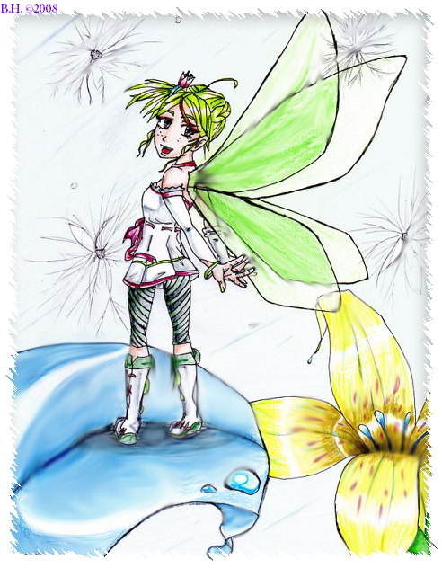 Lime Fairy by blackdragon_518