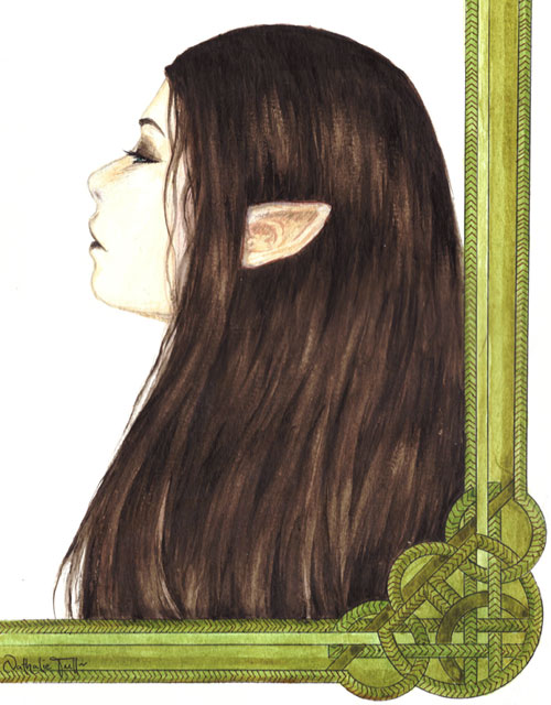 'Portrait of an elve' by blackfauve