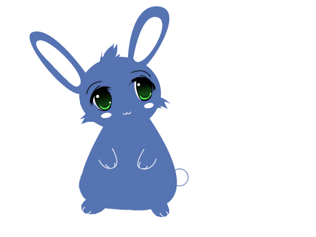 Bunny -^.^- by blackpaintbucket