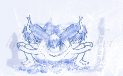 Ice faeries by blackpaintbucket