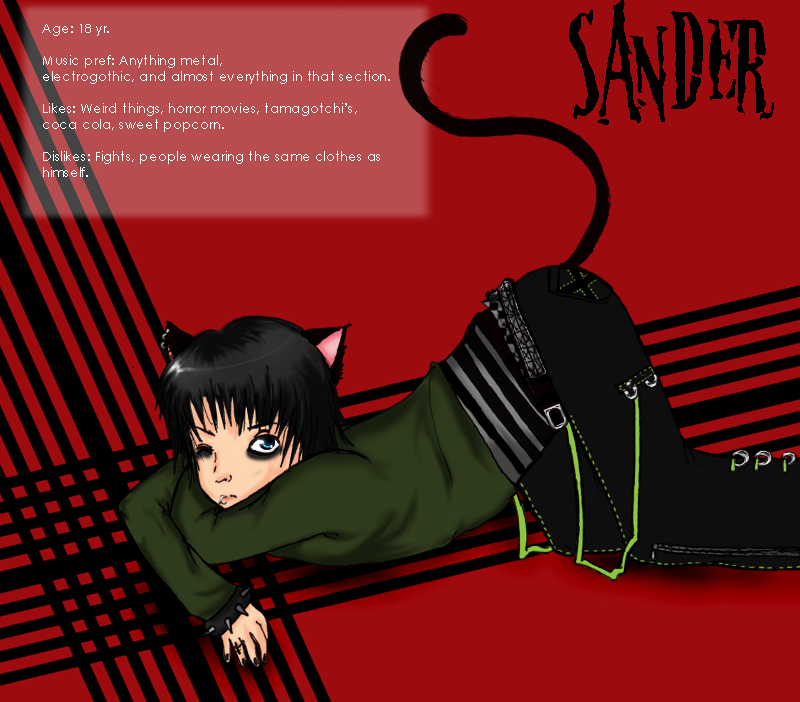 Sander profile page by blackpaintbucket