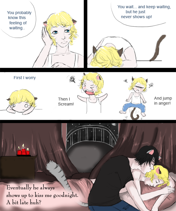 The prince & Rogue ~ Waiting (comic) by blackpaintbucket