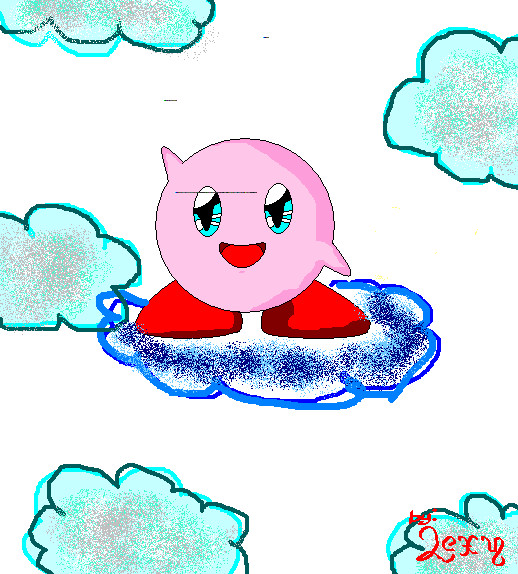 Kirby by blackrainbowdragon