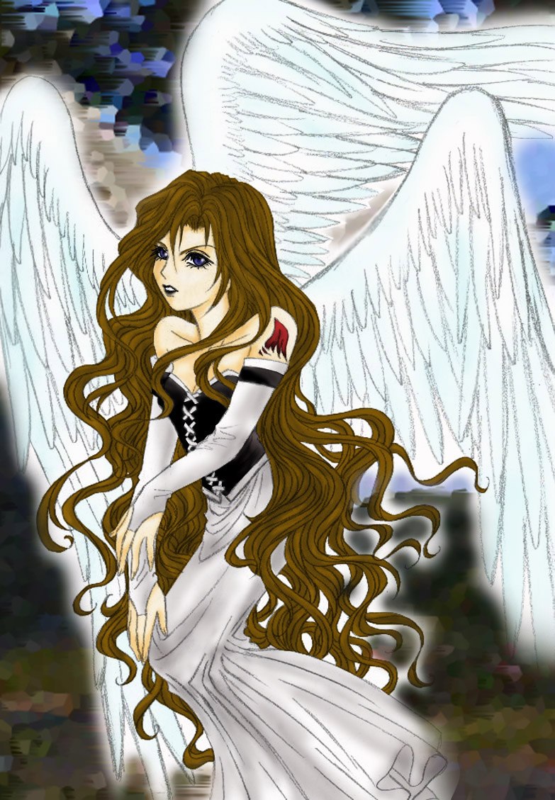 3-Winged Angel -- Alexiel (Coloured) by blackwings