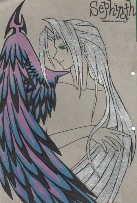 Sephiroth - "Purple Wing" by blackwings