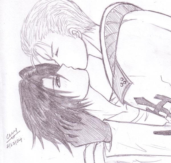 Request Art 4 Shinigami12 - Seifer / Squall (FF8) by blackwings