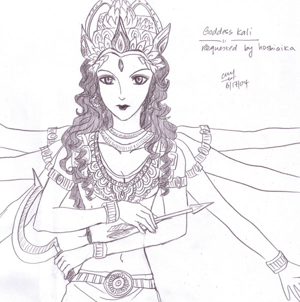 Request Art 4 Hoshiaika - Goddess Kali by blackwings