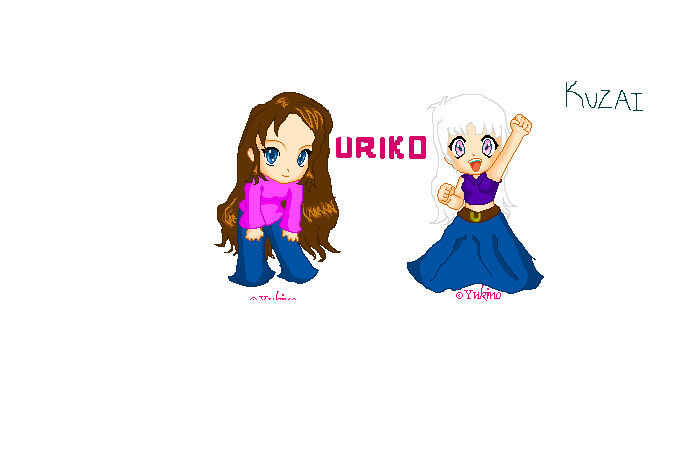 Kuzai and Uriko- A saysorry by bladerwolfbane