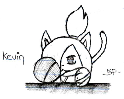 Kevin Kitty - Ball of Yarn by bleak_phoenix