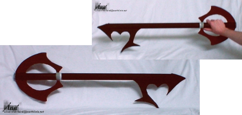 *the Keyblade of Lost Hearts (cardboard but cool) by blind_stranger