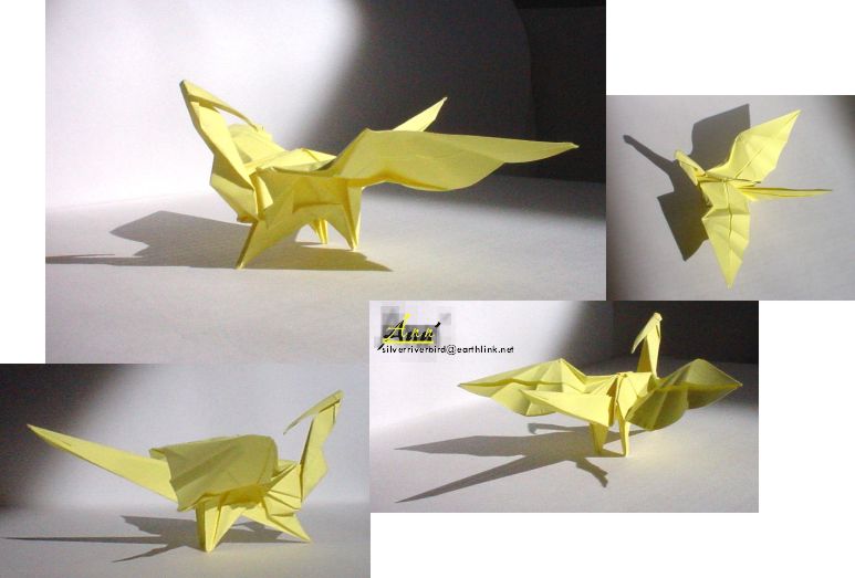 My Pretty Yellow Dragon (-origional- origami!) by blind_stranger