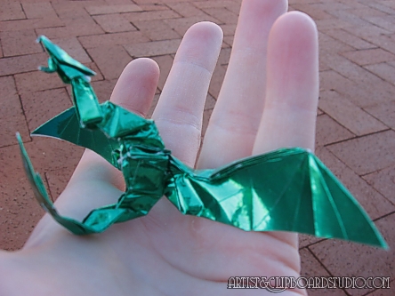 An Origami Dragon by blind_stranger