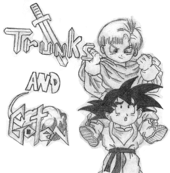 Trunks and Goten by blk_jigoku