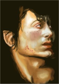 frodo baggins (unfinished) by blood_and_death