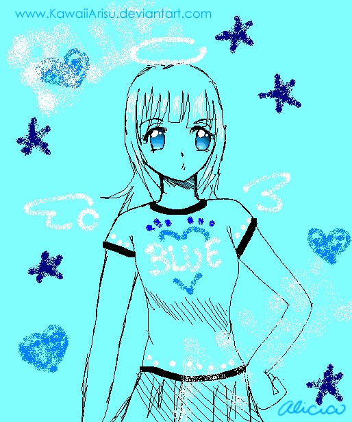 Angelic blue by blueangel