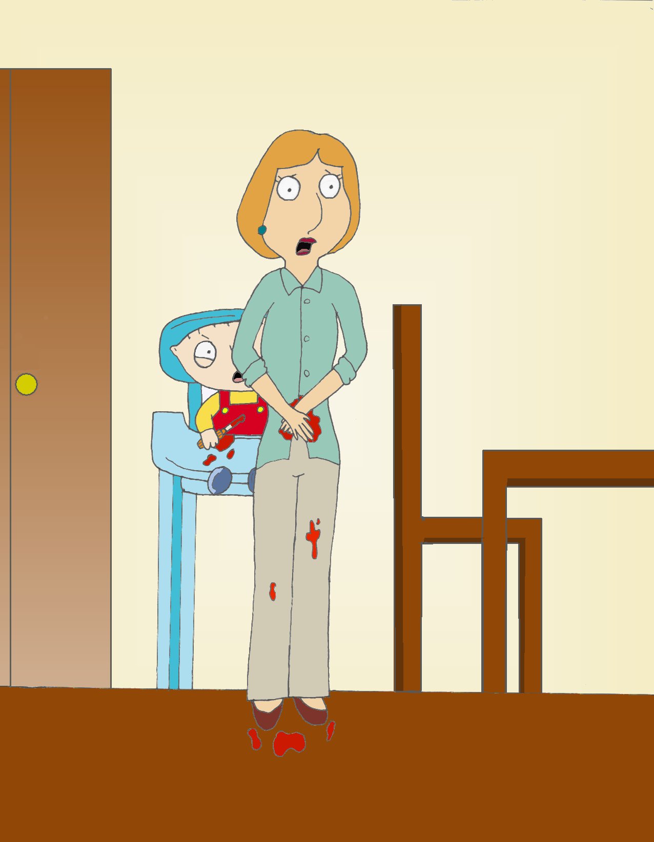 Stewie killing Lois for animegurl304 by bluefairy421 Fanart Central